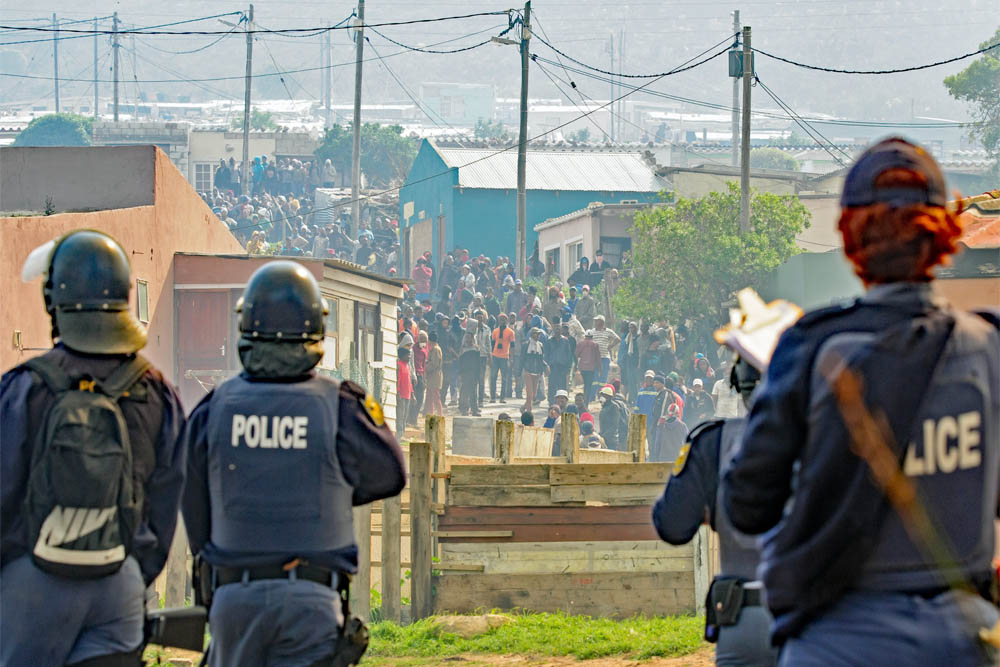 In Townships ist die Kriminalität besonders hoch